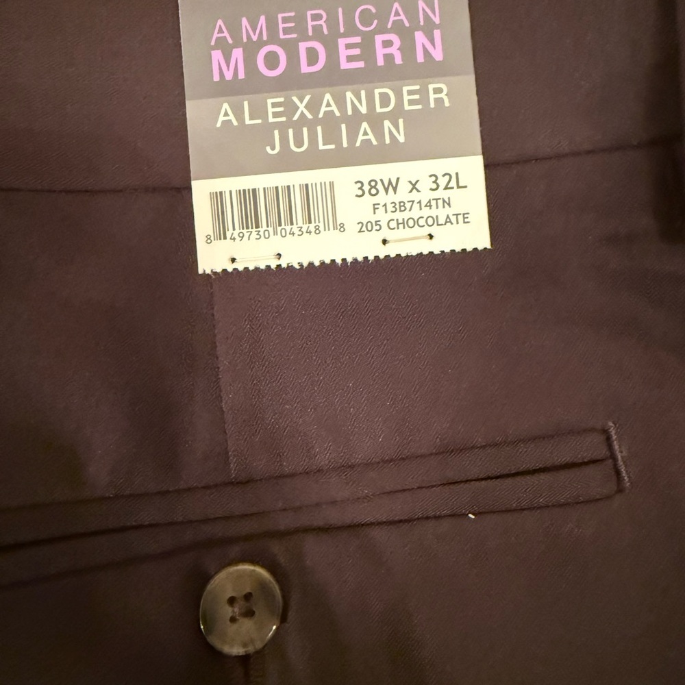 Alexander Julian Dark Brown Dress Pants - Picture 16 of 17